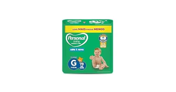 Fralda Personal Baby Protect  Sec Grande Promo  78 Unidades