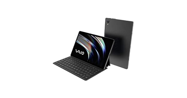 Tablet VAIO TL10 8GB 128GB OctaCore Tela 104 2K 4G WiFi Cmera 8MP  Selfie 5MP 7000mAh Android 13 com Teclado de Conexo Inteligente  Preto