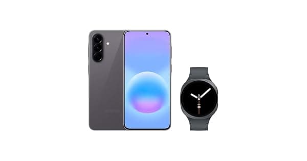 Samsung Combo Galaxy A57 5G 128GB  Cinza  Galaxy Watch8 BT 40mm  Grafite