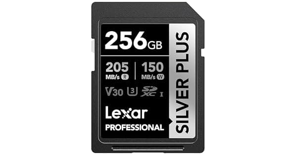 Carto de Memria Lexar Professional Silver Plus SDXC UHSI Card 256GB
