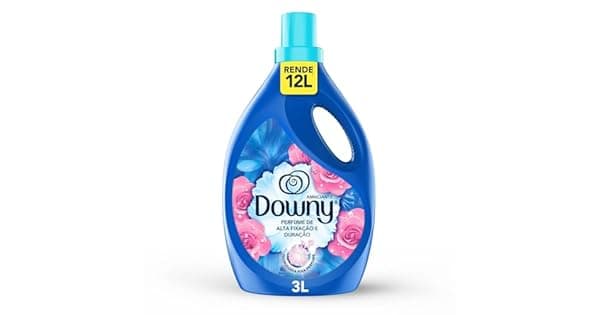 Downy Amaciante Concentrado Brisa de Vero 3L Rende 12L Perfume com Notas de Flores e Ar fresco