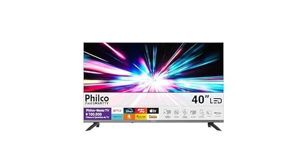 Smart TV 40 Philco Roku TV HDR10 Dolby udio P40CRA