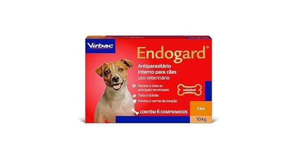 Virbac Endogard Vermfugo para Ces at 10 kg com 6 Comprimidos