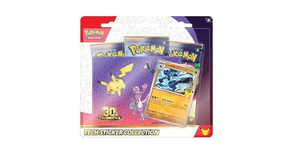 Pokmon TCG 30th Tech Sticker Collection  Lucario  Ingls