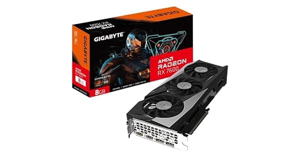 Placa de Video Gigabyte RX 7600 Gaming OC 8gb GDDR6  GVR76GAMINGOC8GD