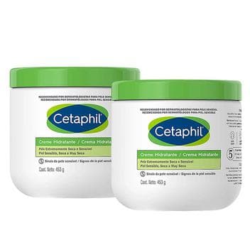 Cetaphil Kit com Dois Cremes Hidratantes Pele Extremamente Seca e Sensível - Hidratante para o Corpo Dermocosmético - Magazine Afadadaspromos