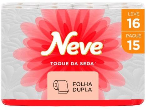 Papel Higiênico Folha Dupla Neve Toque de Seda - 16 Rolos 30m - Papel Higiênico - Magazine Afadadaspromos